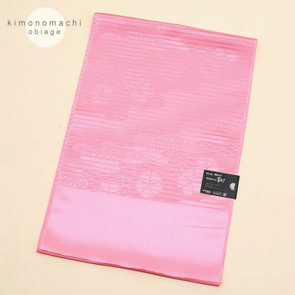 洗えるラミエールの夏用洗える絽の帯揚げNo,8 「こっくりピンク」