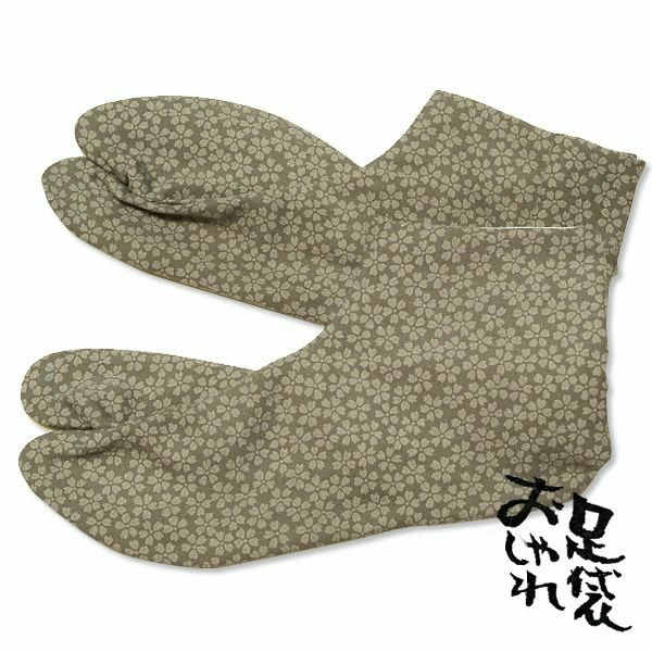 【Prices down2】女性用柄足袋 小桜小紋 グレイ 21.5cmから24.5cmまで全7サイズ（A3） 婦人用柄足袋 洒落足袋 足元もオシャレにss2406wkm20