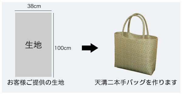 オシャレ 和装着物手提げバッグ天溝 オーダーメイド 日本製 ご希望の生地から製造いたします。 （メール便不可） 通販