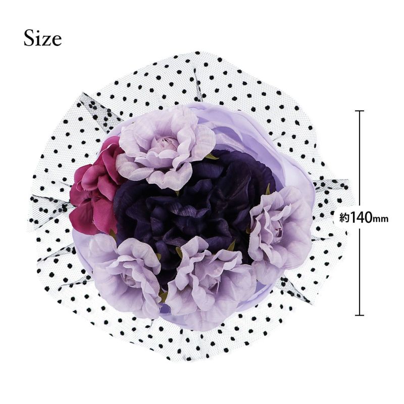 1450円 本物花 クラッシックパープル 髪飾り 卒業 入学 ブライダル 1450円 本物花 クラッシックパープル 髪飾り 卒業 入学 ブライダル