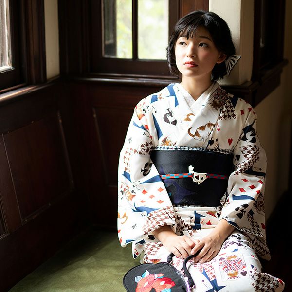 黒色 クロコダイル型押し 袋帯 成人式 訪問着 洒落袋 ポリエステル日本