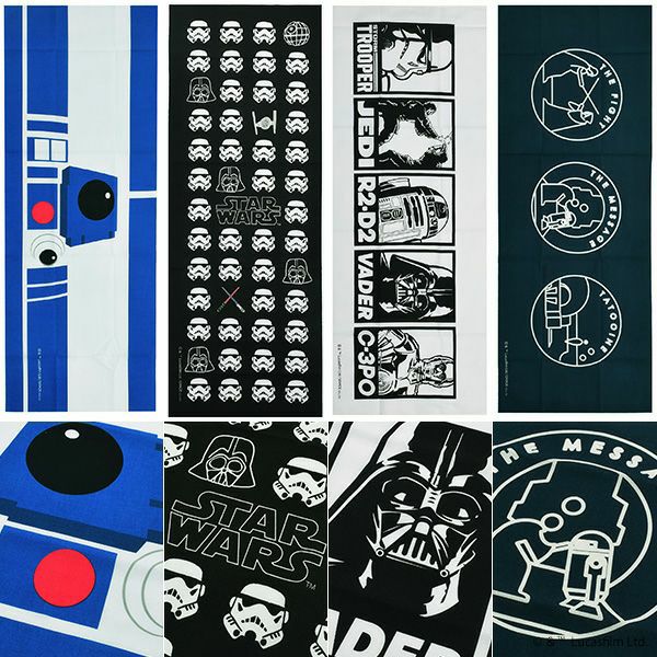 スター・ウォーズ 手ぬぐい「R2-D2、帝国軍、STAR WARS」手拭い  和雑貨