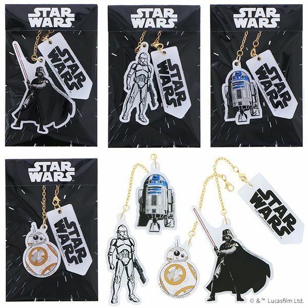 スター・ウォーズ 根付け「ダース・ベイダー、ストームトルーパー、R2-D2、BB-8」STAR WARS チャーム 浴衣小物 浴衣帯飾り ストラップ