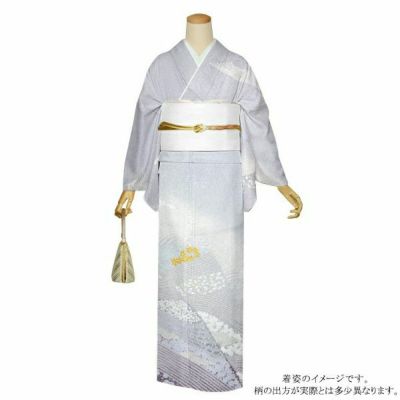 【Prices down】お仕立て上がり訪問着単品「白花色　花吹雪」正絹着物 フォーマル 結婚式 パーティー 正絹訪問着 【メール便不可】＜T＞ss2503fml10