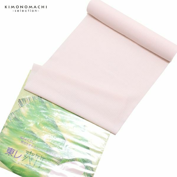 東レ爽竹襦袢反物「桜色　縦絽」未仕立て 色襦袢 女物 夏の襦袢 着尺