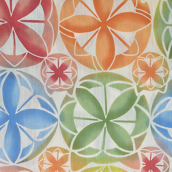 ツモリチサト浴衣セット「カラフル 丸七宝と猫」tsumori chisato