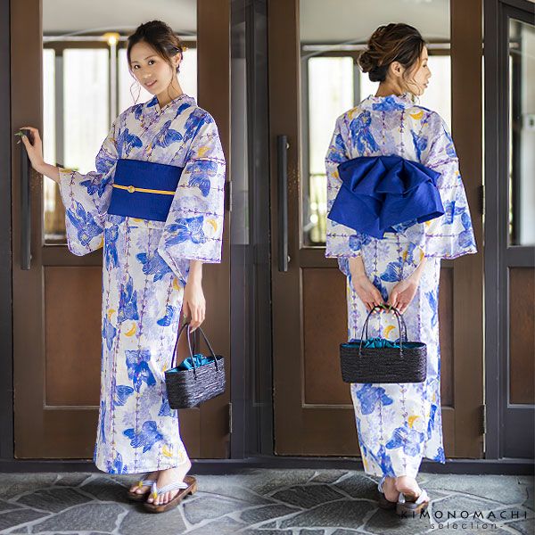 限定1点　新品！ 日本製 大人浴衣 【ブランド　きもの道楽】 Fサイズ 限定1点 新品！ 日本製 大人浴衣 【ブランド きもの道楽】 F