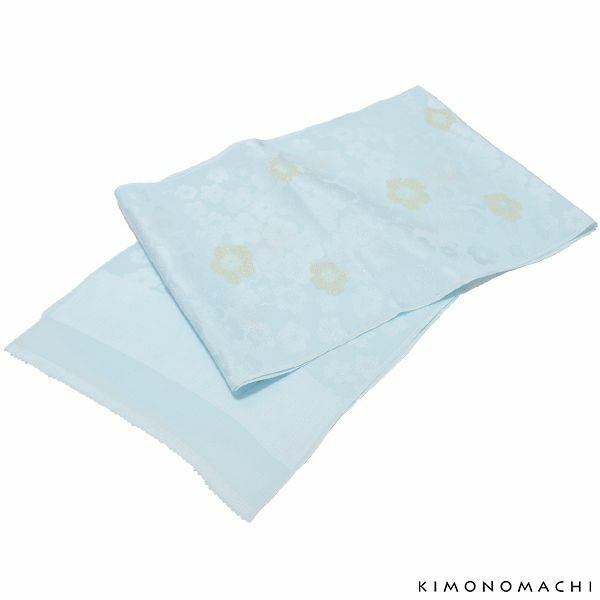 礼装帯揚げ「空色」正絹帯揚げ フォーマル 訪問着、色無地に 礼装小物 礼装帯揚げ