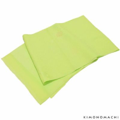 礼装帯揚げ「若緑色」正絹帯揚げ フォーマル 訪問着、色無地に 礼装小物 礼装帯揚げ 【メール便対応可】＜H＞ss2503wkm10