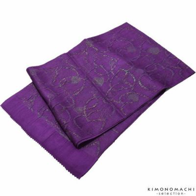 【Prices down2】振袖帯揚げ「パープル」スリット糸通しハート 正絹帯揚げ   振袖帯揚げ 【メール便対応可】ss2503wkm10