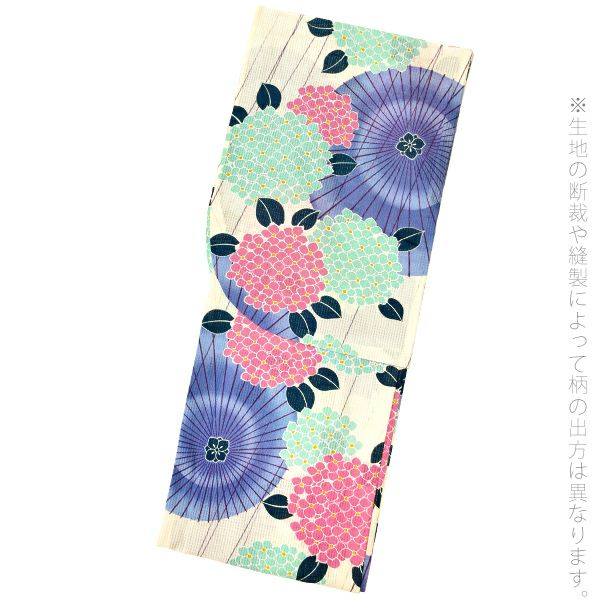 164・ブラック×赤水色花柄 放た