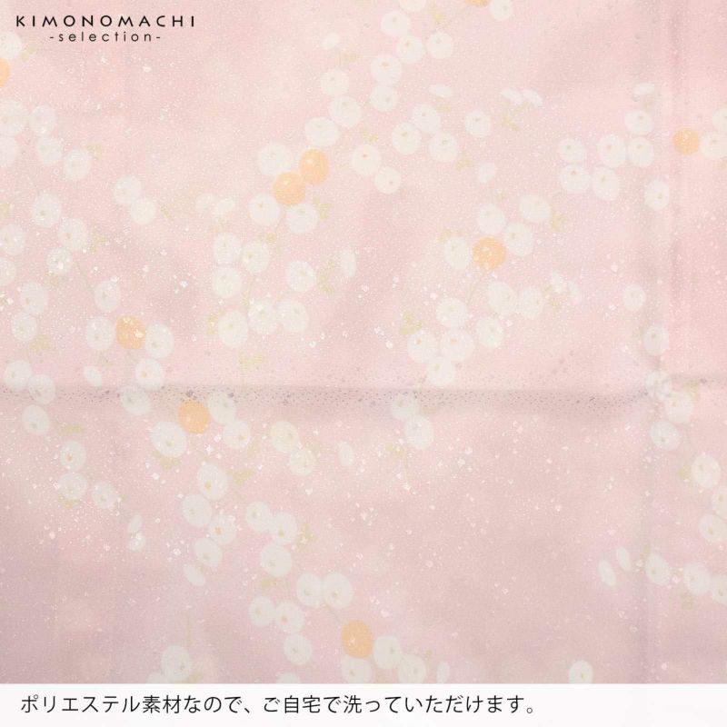 衿秀 き楽っく きらっく 専用替え袖 「薄ピンク 万年菊」長襦袢