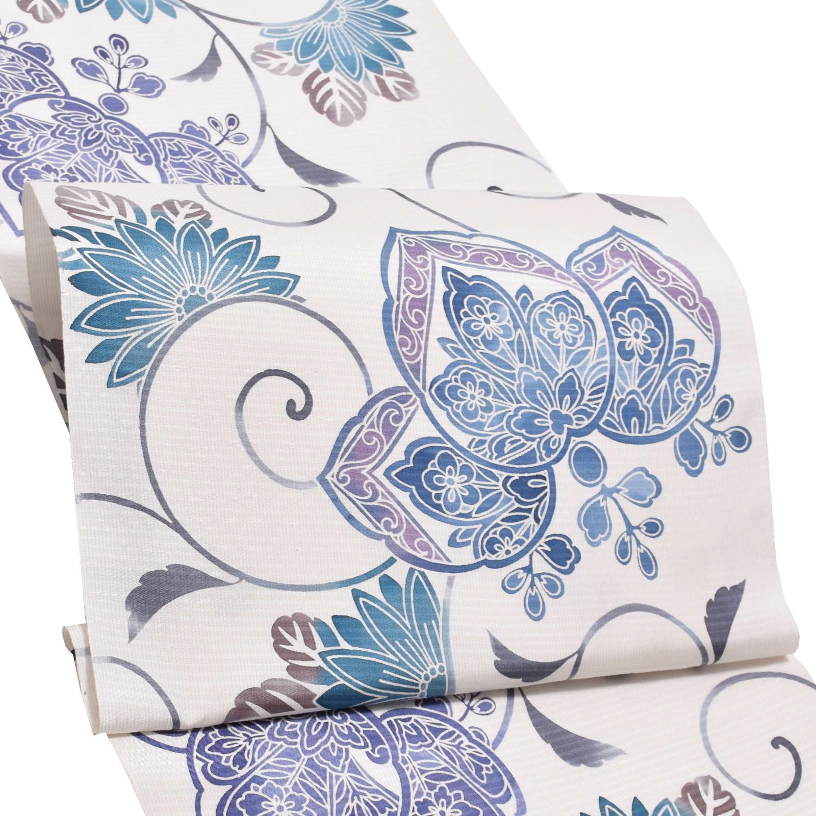 紬地 小花 リーフ模様 袋帯 着物 121a p（綴れ帯 鳥 楓 松 着物 093w o  