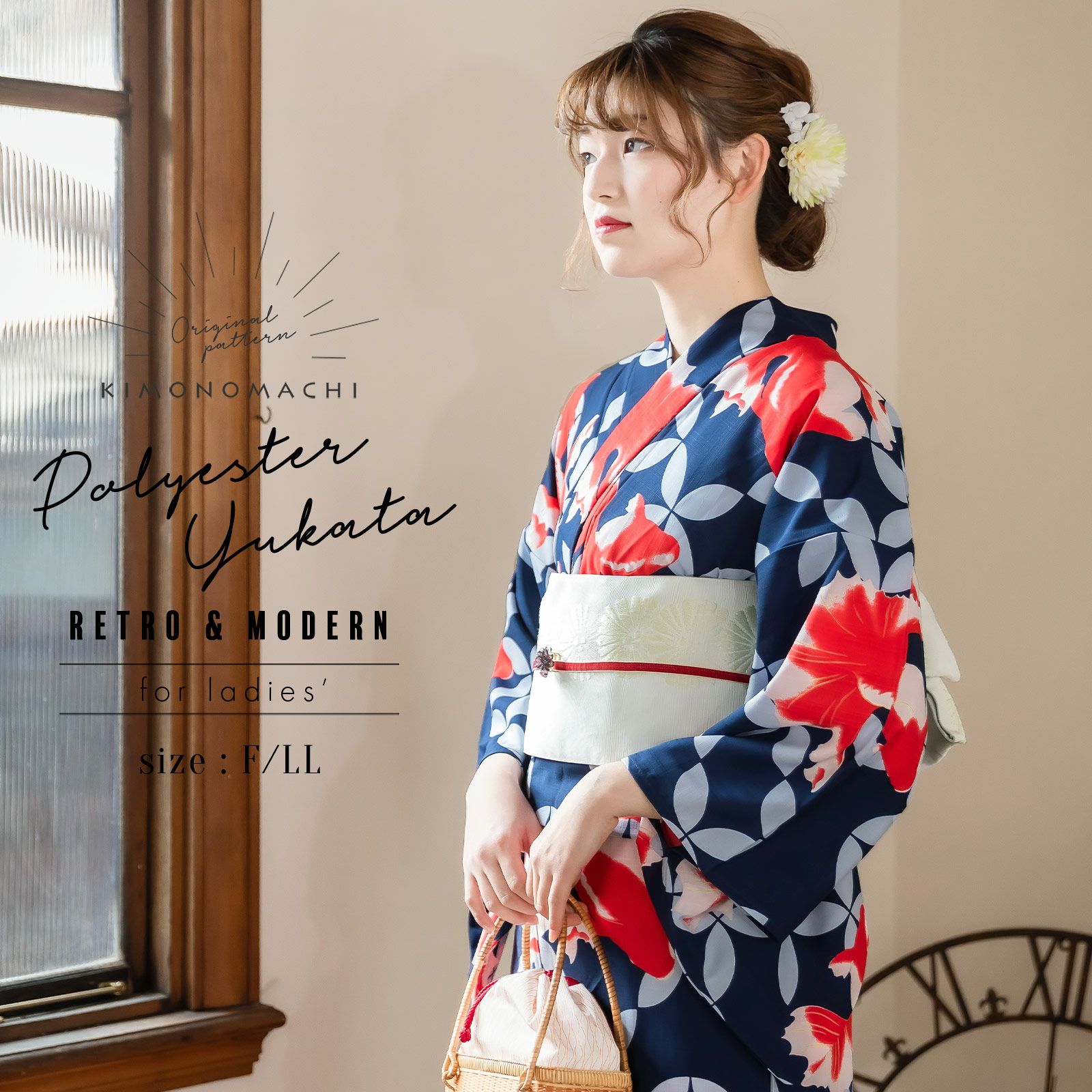 高価な購入 新品☆呉服屋♪吸水速乾！古典花 大人上品な高級夏着物