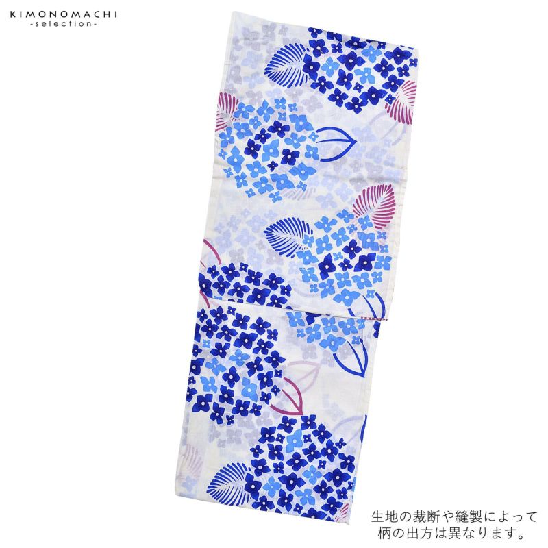 楽天市場】浴衣単品「 注染 額紫陽花 」公式 ふりふ 浴衣