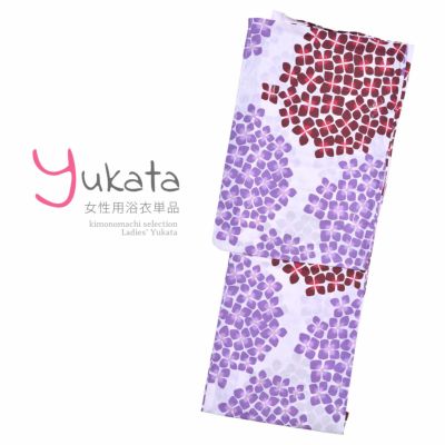 Prices down2】浴衣 レディース 単品 「ピンク 赤と紫の花