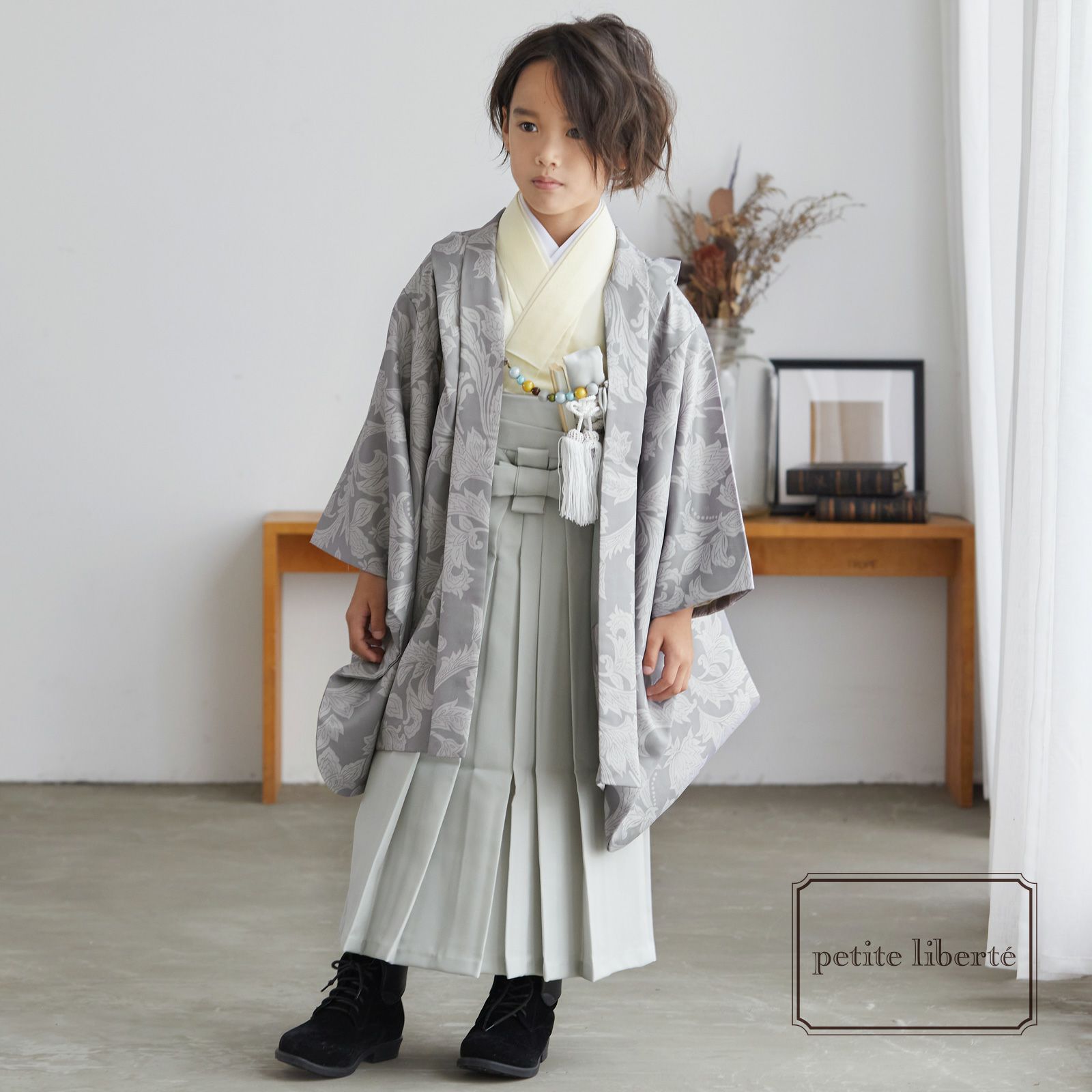 七五三 着物 男の子 3歳～5歳 ブランド羽織袴セット petite liberte 