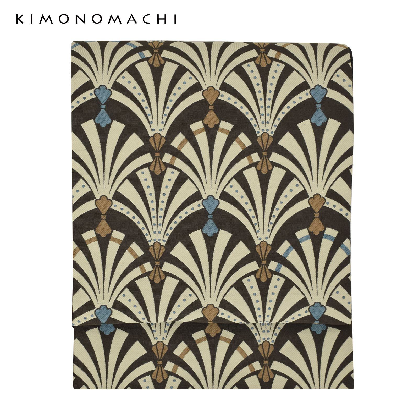 京袋帯 単品 数量限定 KIMONOMACHI オリジナル 「花青海波  