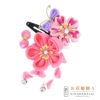 【訳アリ】【アウトレット品】クリップ髪飾り 「つまみのお花と蝶々、房飾り」ヘアアクセサリー 大人用・子供用 レディース 着物 和装 振袖 ドレス 七五三 女の子 ワンポイント 髪飾り単品