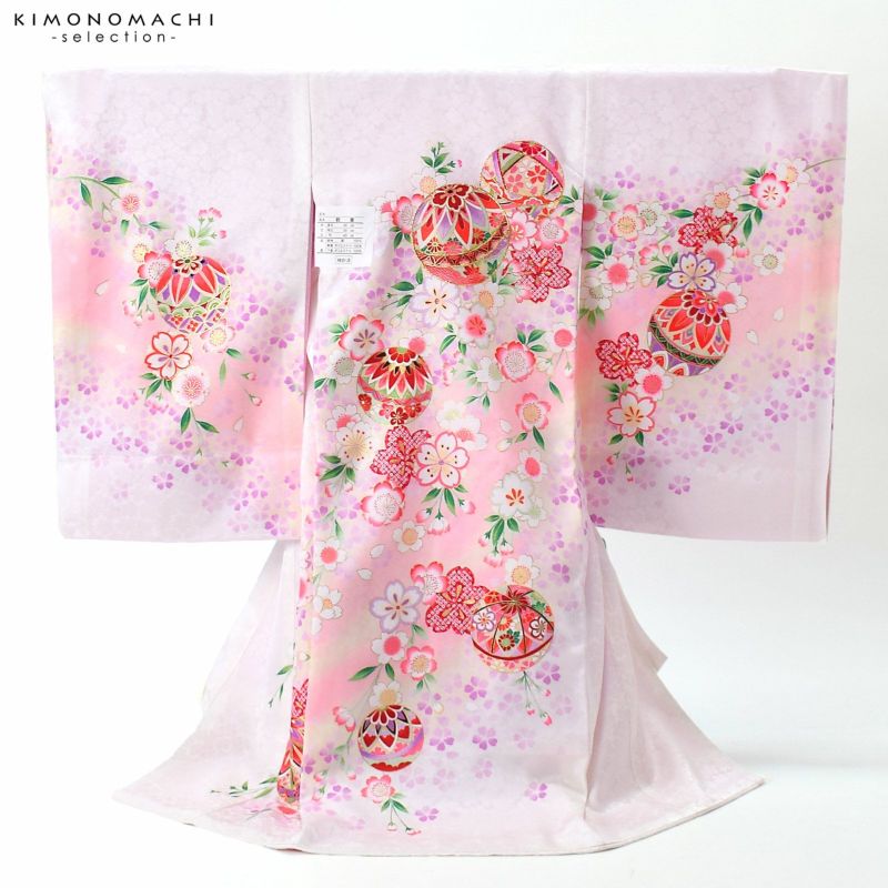 七五三 お宮参り フルセット 3歳 女の子 正絹 刺繍使い 高級 着物 日本製