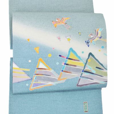 名古屋帯］ 中古美品 あぜくら 370cm O-253 - メルカリ