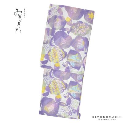 浴衣 レディース ブランド浴衣 単品 「みすゞうた M2202 私と小鳥と鈴