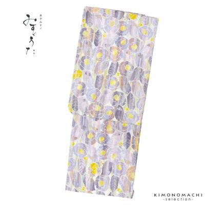 浴衣 レディース ブランド浴衣 単品 「みすゞうた M2213 花と鳥 かすみいろ」 Fサイズ 大人 綿絽浴衣 女性浴衣単品 レディース浴衣単品 個性的 花火大会 夏祭り 女性浴衣 女性ゆかた 夏着物 【メール便不可】ss2503y