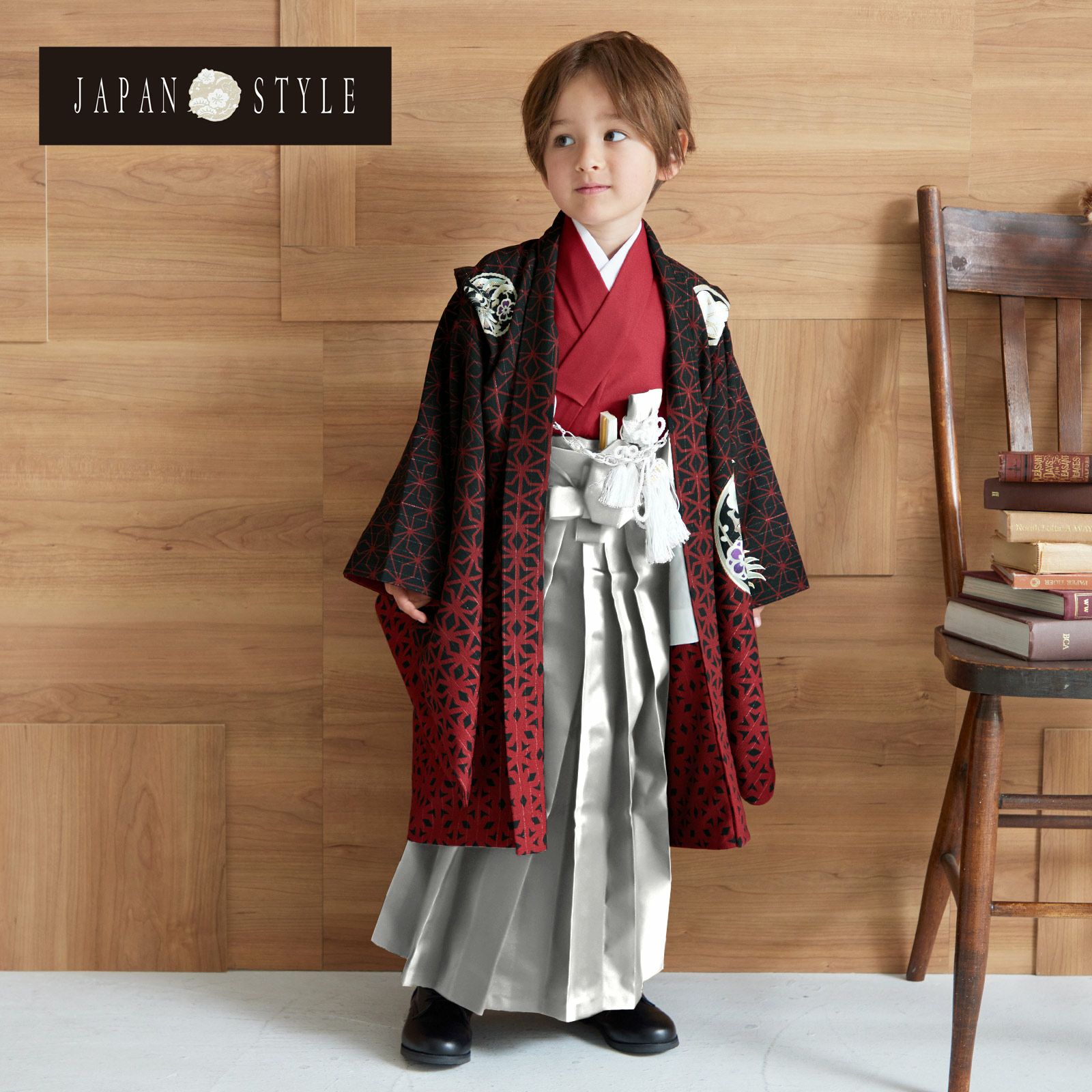七五三 着物 男の子 5歳 ブランド 羽織袴セット JAPAN STYLE ジャパン 