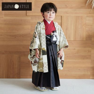 七五三 着物 5歳 男の子 ブランド 羽織袴セット「JAPAN STYLE×松坂大輔 