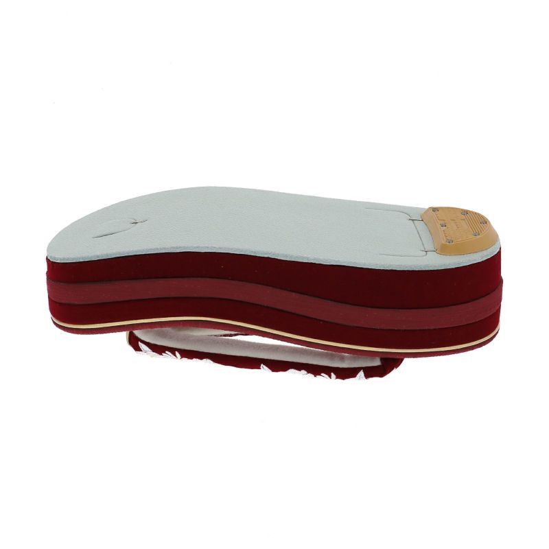 振袖 草履 成人式 レディース 振袖用草履 「橘菊刺繍 ワインレッド」 F