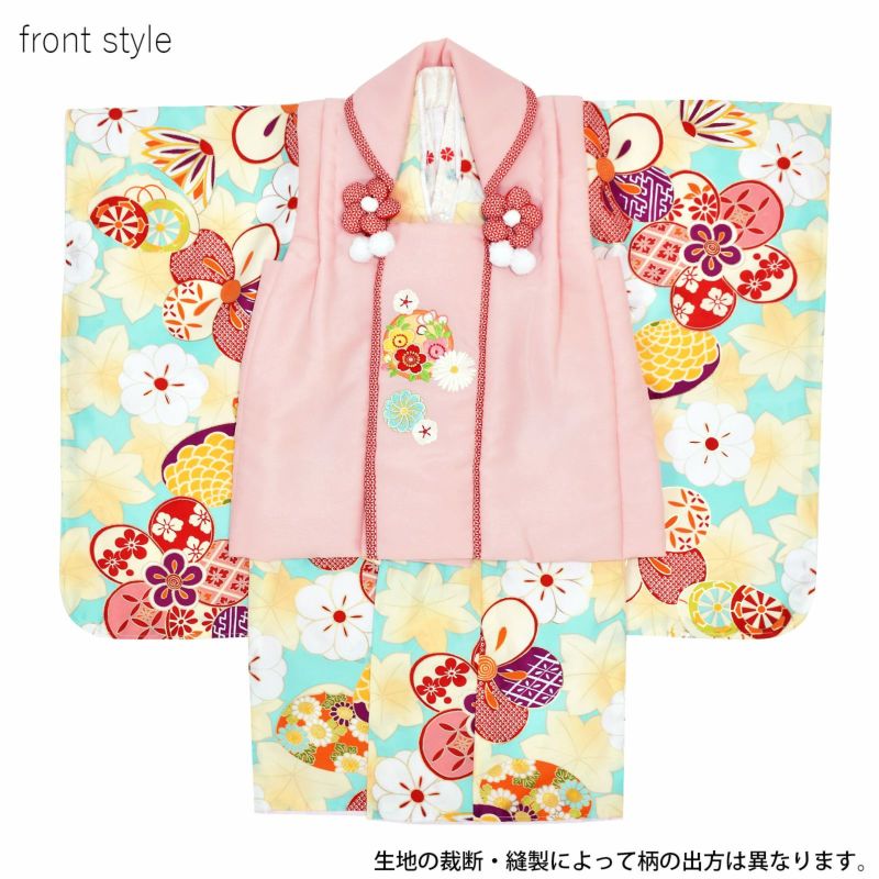 七五三 着物 3歳 女の子 ブランド被布セット komachi kids 「ピンク 