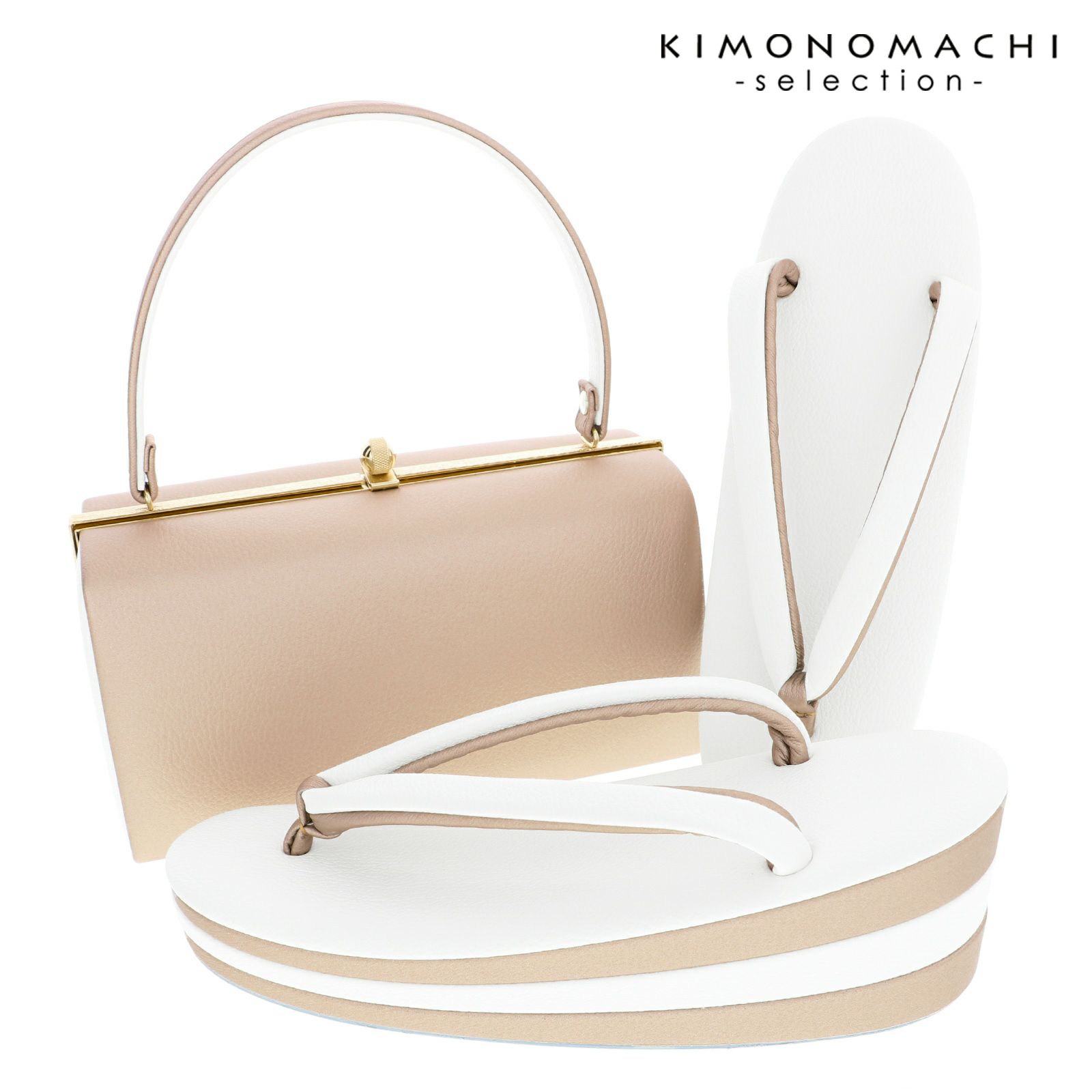 草履バックセット　振袖用　礼装用金ベージュ　フリーサイズ　レディース　フォーマル 楽天市場】【新春ポイントアップ祭 最大43倍!!】草履バッグセット 振袖
