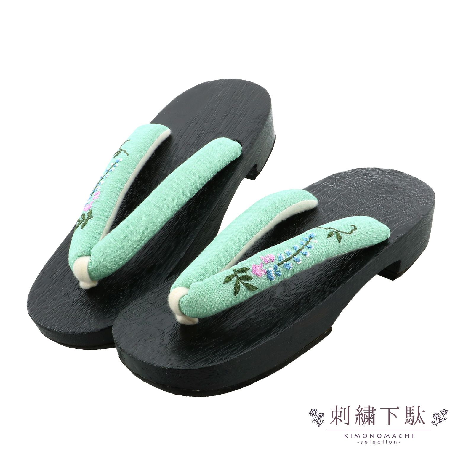 女性下駄単品「白藍　藤」フリーサイズ（Lサイズ） 23～24.5cm 痛くなりにくい 下駄 女性 レディース 桐下駄 浴衣・甚平に 浴衣下駄