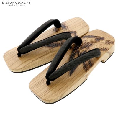 (父の日早割クーポンで10%OFF)下駄 メンズ 単品「鷹　利休色」 鎌倉彫右近下駄 日本製 桐下駄 男下駄 男性 履物 浴衣 甚平 夏着物 浴衣下駄 父の日 敬老の日 誕生日 プレゼント ギフト【メール便不可】ss2503men10
