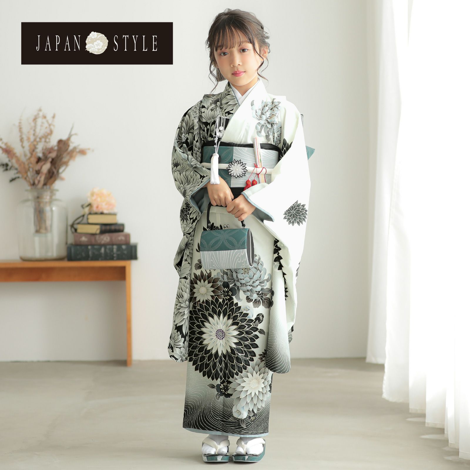 2693) ♥ 七歳 七五三 女の子 日本製 ♥ （7歳女の子の高級着物 