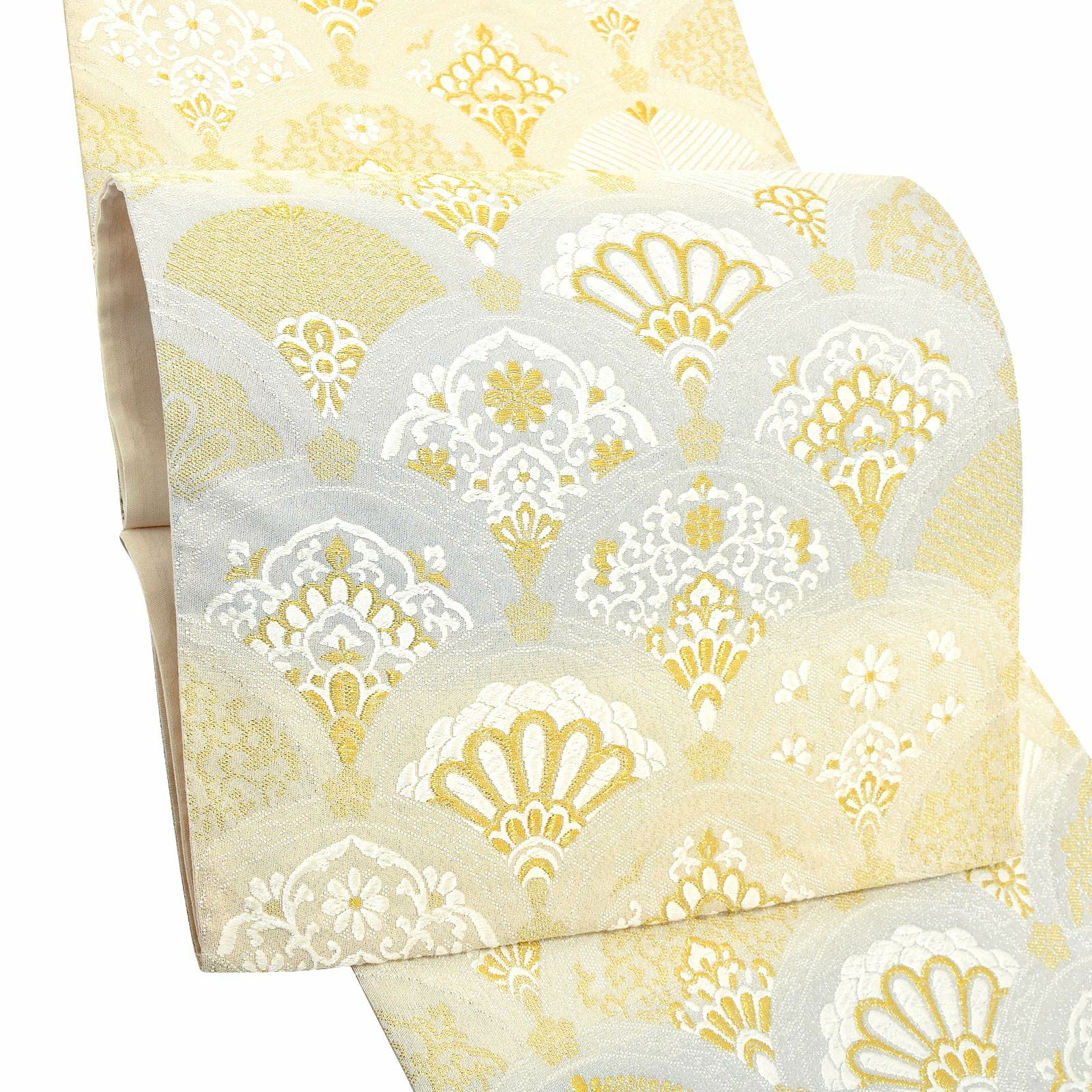 ながしま帯 本金綿 【未仕立】 遠