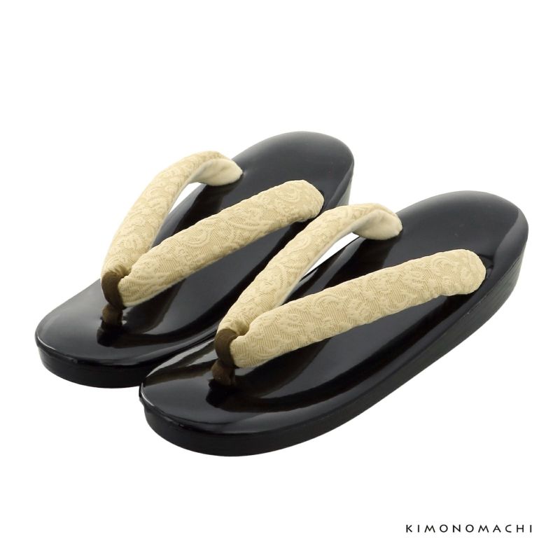 草履 レディース カジュアル草履「ビスケット　アラベスク」草履単品 日本製 痛くなりにくい ウレタン草履 M・L・LLサイズ フリーサイズ 京都きもの町 KIMONOMACHI オリジナル 洒落草履