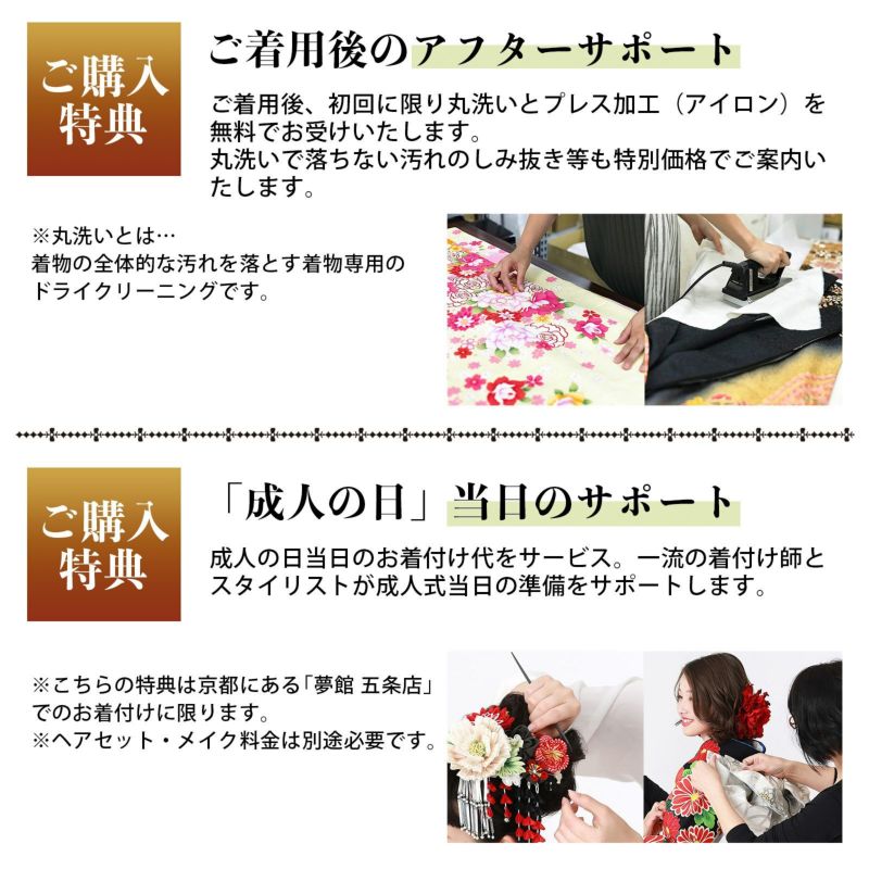 未仕立て 振袖 22点セット「白×赤 松桜梅菊」仮絵羽 振り袖 正絹