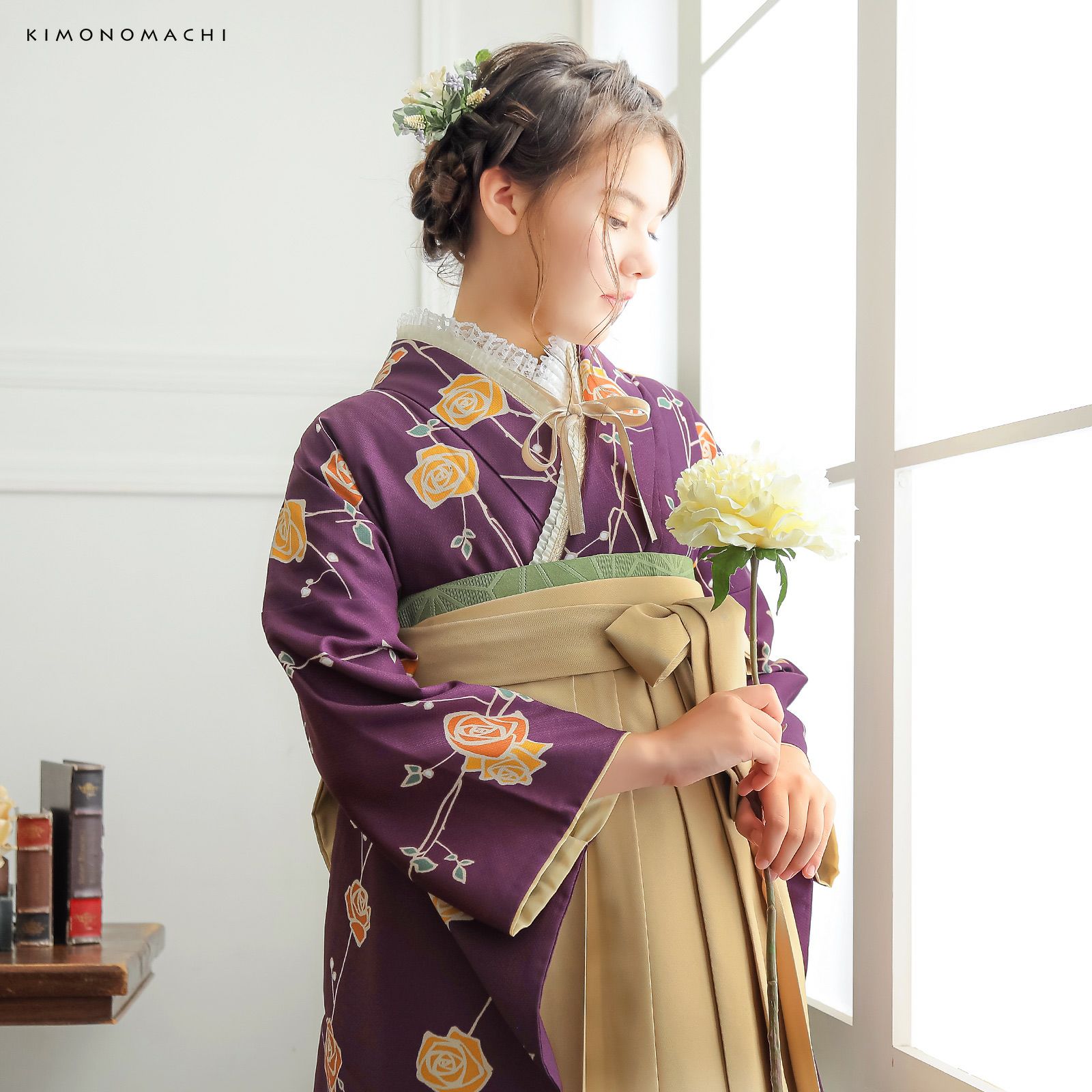 卒業式COUPON最大20%OFF3/31迄)袴 セット 卒業式 女性 4点セット「二尺 