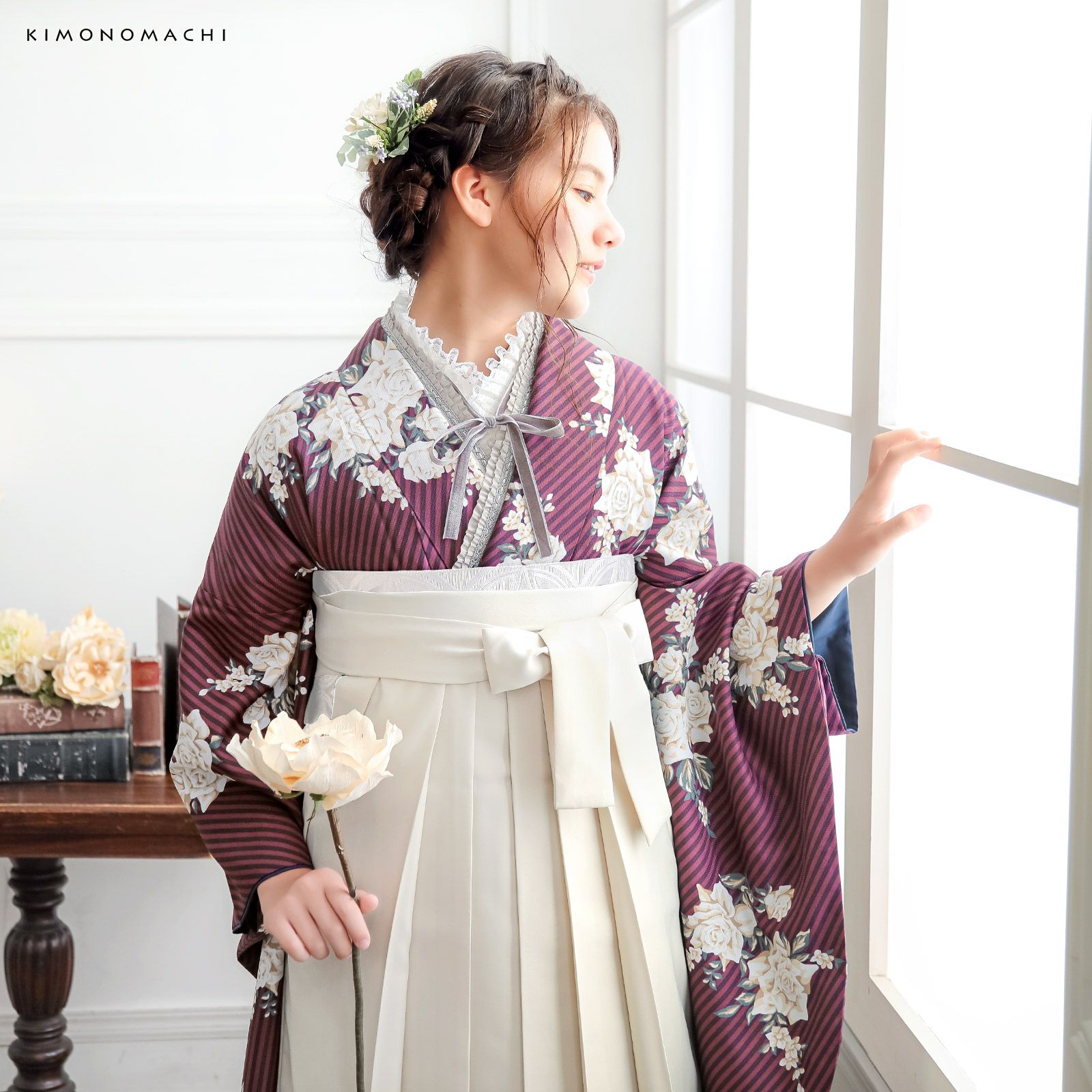 卒業式COUPON最大20%OFF3/31迄)袴 セット 卒業式 女性 4点セット「二尺 