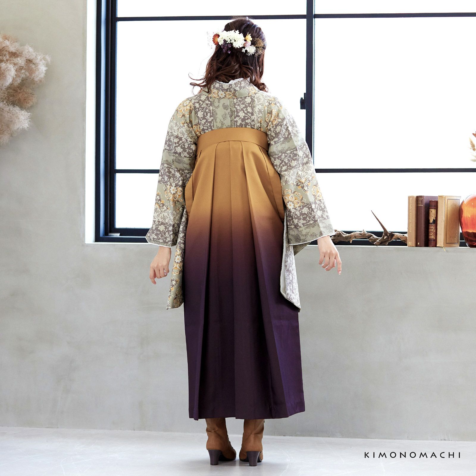 卒業式COUPON最大20%OFF3/31迄)袴 セット 卒業式 女性 4点セット「二尺 