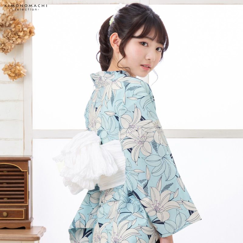 ピンクハウス　キッズ　浴衣　お揃いコーデ　2着セット　姉妹　お祭り　花火大会 浴衣セット 花みずき・ピンク ゆかた 浴衣ドレス 綿100% 子供 夏