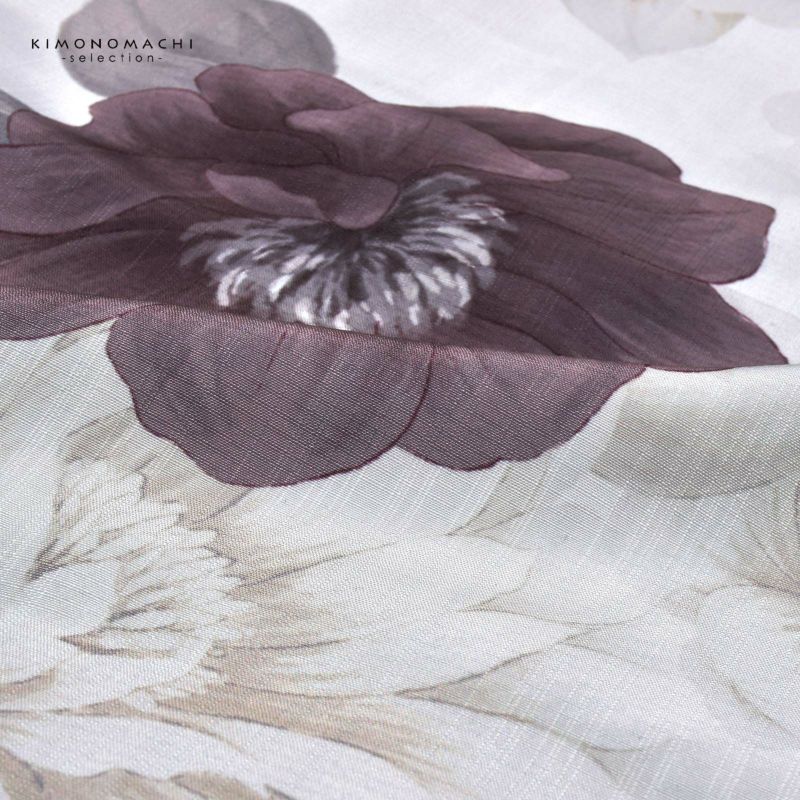 浴衣 レディース 女性浴衣単品「ダリア モーヴグレー」ポリエステル浴衣 プレタ浴衣 お仕立て上がり浴衣 大人浴衣 Fサイズ 女性用 女性浴衣 ゆかた【メール便不可】 000000028313-06-l.jpg?t=