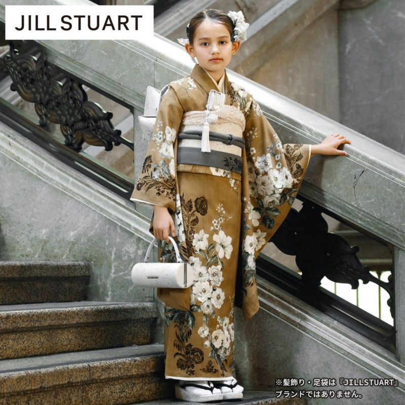 七五三COUPON10%OFF11/14迄)七五三 7歳 四つ身着物フルセット ブランド JILL STUART「リリー・ローズ G3」女の子 7才  女児用 子供着物 七才のお祝い着向け【メール便不可】 | 京都きもの町