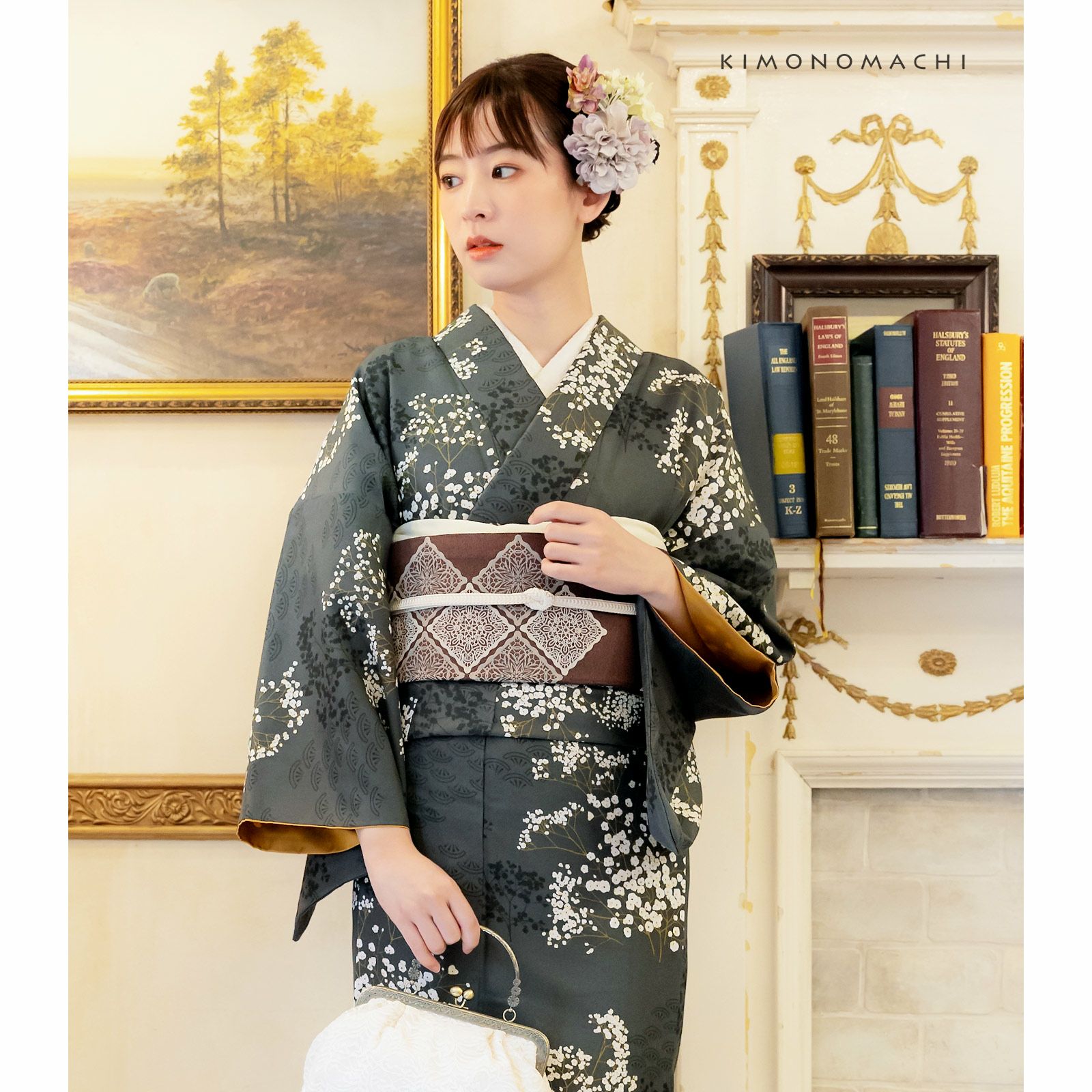 葉】 単衣 付け下げ小紋 ?