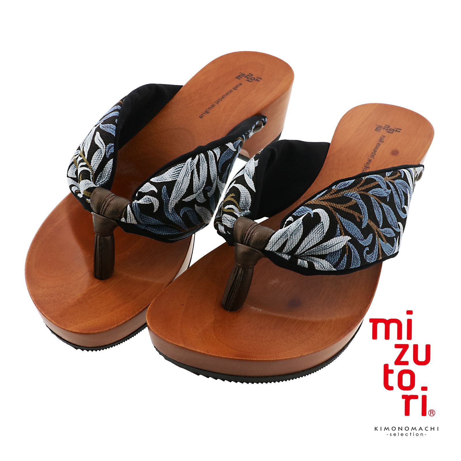mizutori 下駄 レディース「hitete 4.5 ウィローボウ KT-58」みずとり 水鳥 女性下駄単品 日本製 足が痛くなりにくい 履き心地の良い下駄 女下駄 女性 浴衣・夏着物に 浴衣下駄【メール便不可】
