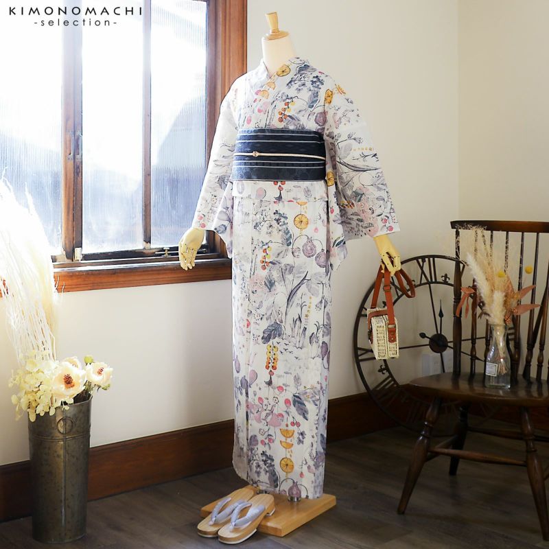 浴衣 レディース ブランド浴衣 単品「みすゞうた みんなを好きに