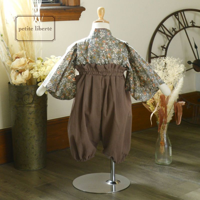 ベビー 袴セット 男の子 女の子 petite liberte プチリベルテ「野の花