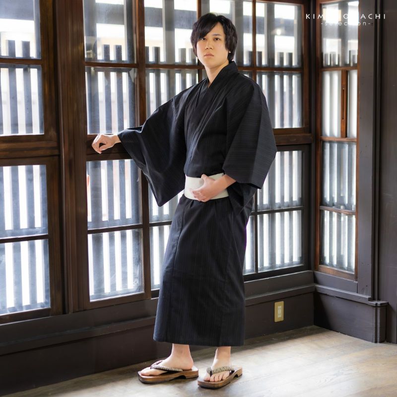 黒地の浴衣 L ゆかた ユカタ 自宅で洗えるゆかた ブラック 浴衣単品販売 黒地の浴衣 L ゆかた ユカタ 自宅で洗えるゆかた ブラック 浴衣単品