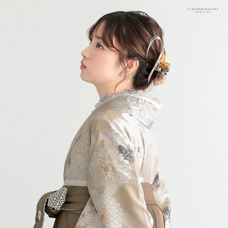 フリル半衿 単品「ブレードフリル オフホワイト」日本製 可愛い フリル